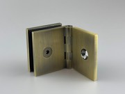 Wall Mount Square Adjustable Angle Shower Bracket - Antique Brass